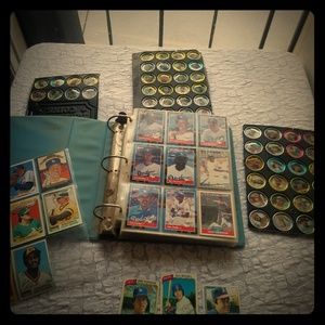 Baseball cards collection&topps coins